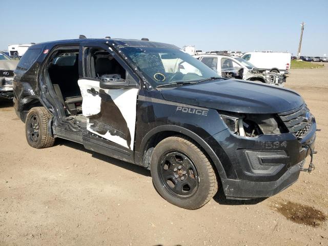1FM5K8AR8KGA53885 - 2019 FORD EXPLORER POLICE INTERCEPTOR Czarny zdjęcie 4
