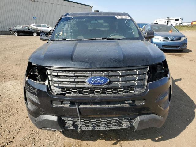 1FM5K8AR8KGA53885 - 2019 FORD EXPLORER POLICE INTERCEPTOR Czarny zdjęcie 5