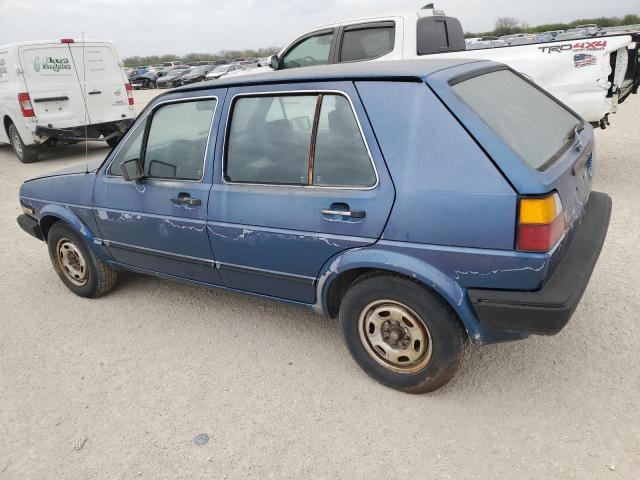 1VWFA0170FV074112 - 1985 VOLKSWAGEN GOLF CUSTOM BLUE photo 2