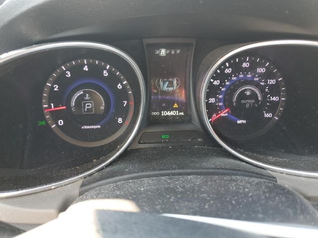 5XYZUDLB5EG228156 - 2014 HYUNDAI SANTA FE S SILVER photo 9