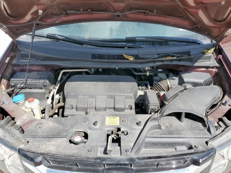 5FNRL5H67GB096791 - 2016 HONDA ODYSSEY EXL MAROON photo 12