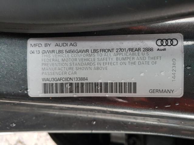 WAU3GAFC6DN133884 - 2013 AUDI A7 PRESTIGE GRAY photo 12