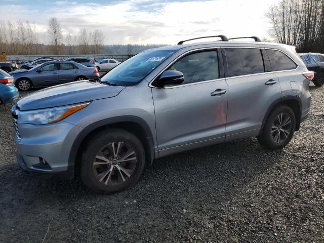 5TDJKRFH7GS279907 - 2016 TOYOTA HIGHLANDER XLE 银色 照片 1