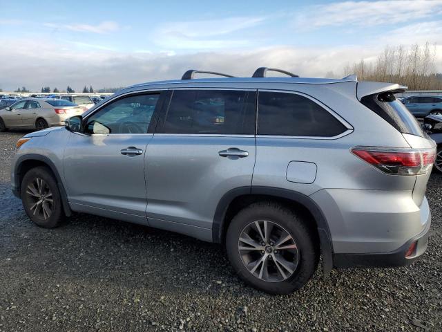 5TDJKRFH7GS279907 - 2016 TOYOTA HIGHLANDER XLE 银色 照片 2