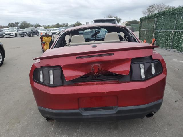 1ZVBP8AM1C5220353 - 2012 FORD MUSTANG RED photo 6