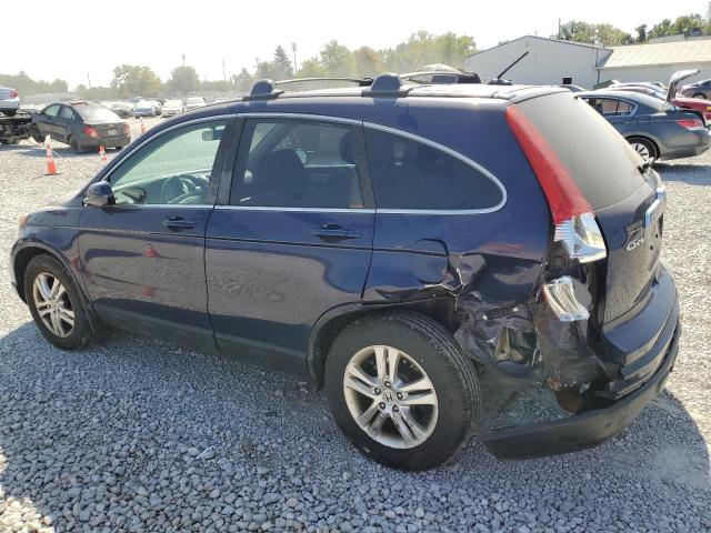5J6RE4H76AL068914 - 2010 HONDA CR-V EXL BLUE photo 2