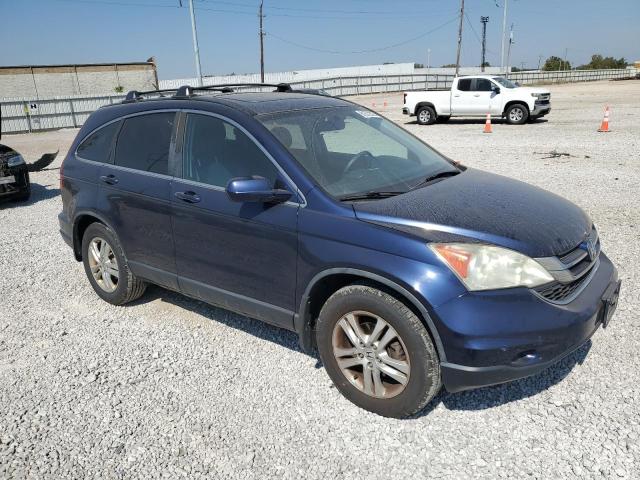 5J6RE4H76AL068914 - 2010 HONDA CR-V EXL BLUE photo 4