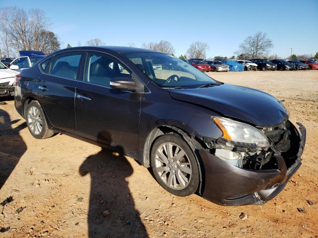 3N1AB7AP5EY302256 - 2014 NISSAN SENTRA S GRAY photo 4