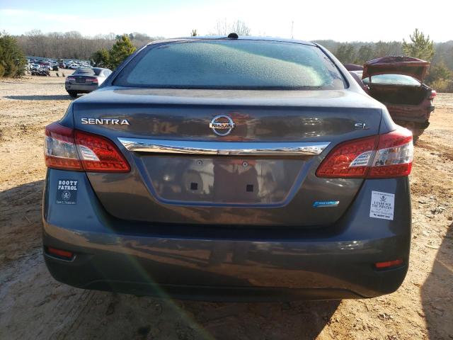 3N1AB7AP5EY302256 - 2014 NISSAN SENTRA S GRAY photo 6