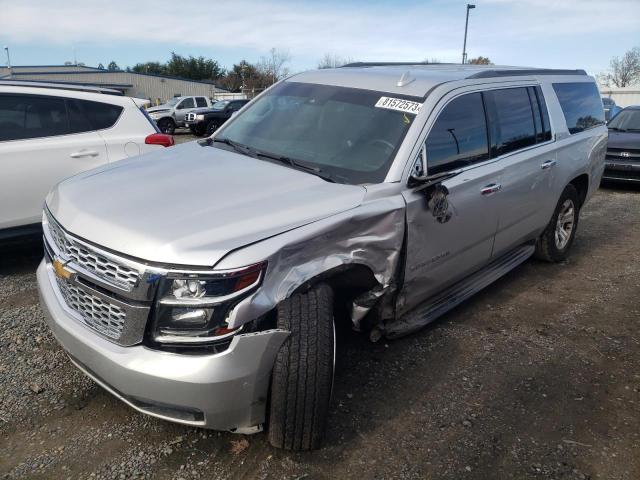 1GNSKHKC9GR438327 - 2016 CHEVROLET SUBURBAN K1500 LT SILVER photo 1