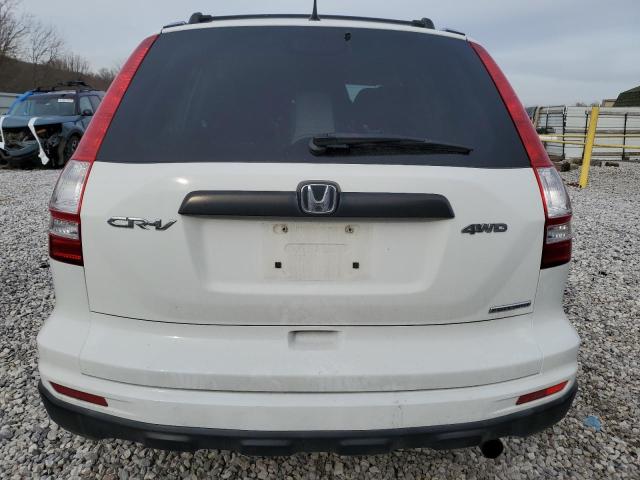 JHLRE4H49BC017195 - 2011 HONDA CR-V SE WHITE photo 6