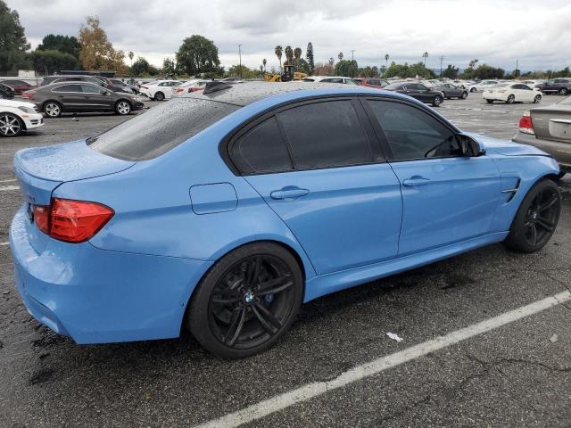 WBS3C9C54FP805394 - 2015 BMW M3 BLUE photo 3