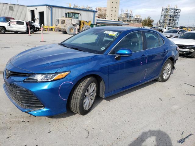 4T1B11HK1KU281699 - 2019 TOYOTA CAMRY L BLUE photo 1