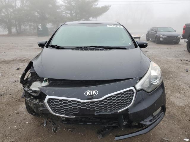 KNAFX4A87E5105210 - 2014 KIA FORTE EX BLACK photo 5