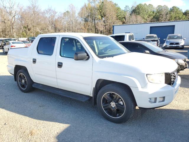 5FPYK1F73CB454019 - 2012 HONDA RIDGELINE SPORT WHITE photo 4