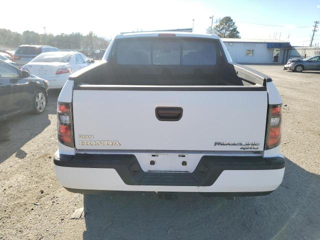 5FPYK1F73CB454019 - 2012 HONDA RIDGELINE SPORT WHITE photo 6