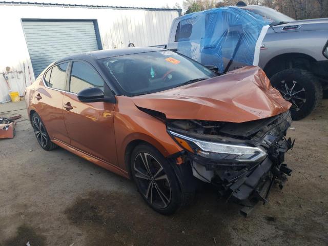 3N1AB8DV0LY212350 - 2020 NISSAN SENTRA SR ORANGE photo 4