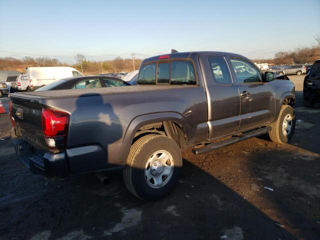 5TFSX5EN4JX059387 - 2018 TOYOTA TACOMA ACCESS CAB გრაფიტი ფოტო 3