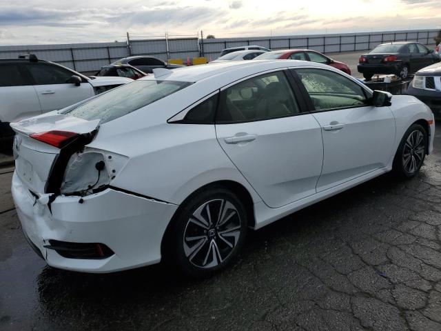 JHMFC1F77JX014853 - 2018 HONDA CIVIC EXL WHITE photo 3