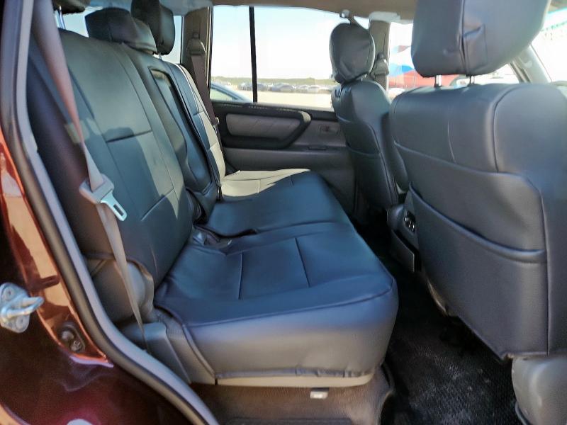 JTEHT05J072104221 - 2007 TOYOTA LAND CRUIS MAROON photo 11