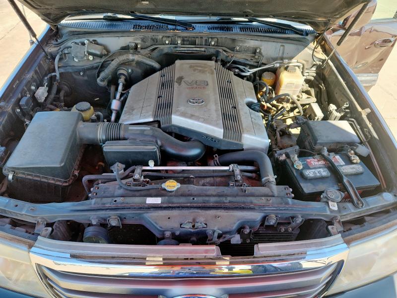 JTEHT05J072104221 - 2007 TOYOTA LAND CRUIS MAROON photo 12