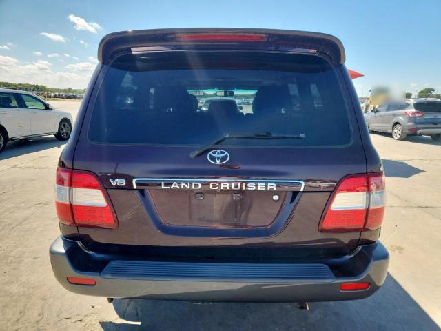 JTEHT05J072104221 - 2007 TOYOTA LAND CRUIS MAROON photo 6