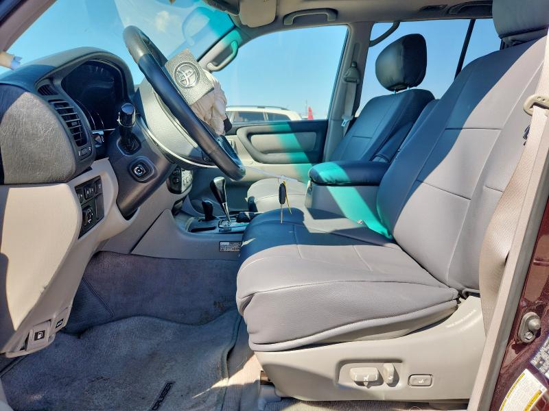 JTEHT05J072104221 - 2007 TOYOTA LAND CRUIS MAROON photo 7