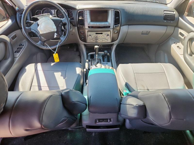 JTEHT05J072104221 - 2007 TOYOTA LAND CRUIS MAROON photo 8