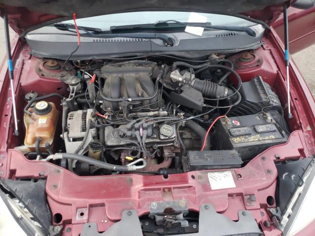 1FAFP53U57A203249 - 2007 FORD TAURUS SE BURGUNDY photo 11