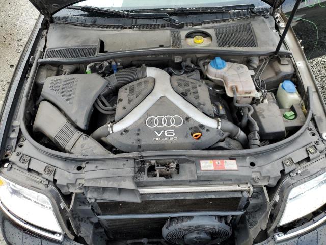 WAUCD64B84N096417 - 2004 AUDI A6 S-LINE QUATTRO BLACK photo 11