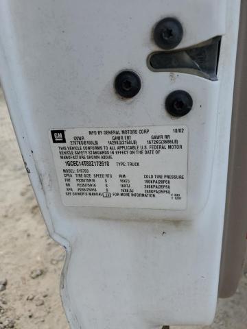 1GCEC14T83Z172610 - 2003 CHEVROLET SILVERADO C1500 Ақ фото 12