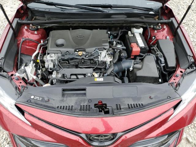 4T1B11HK2KU740349 - 2019 TOYOTA CAMRY LE A L RED photo 11