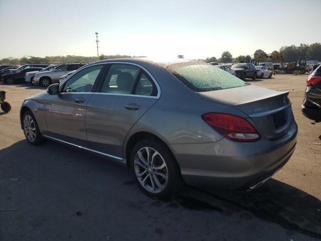 55SWF4KBXFU059869 - 2015 MERCEDES-BENZ C 300 4MATIC SILVER photo 2