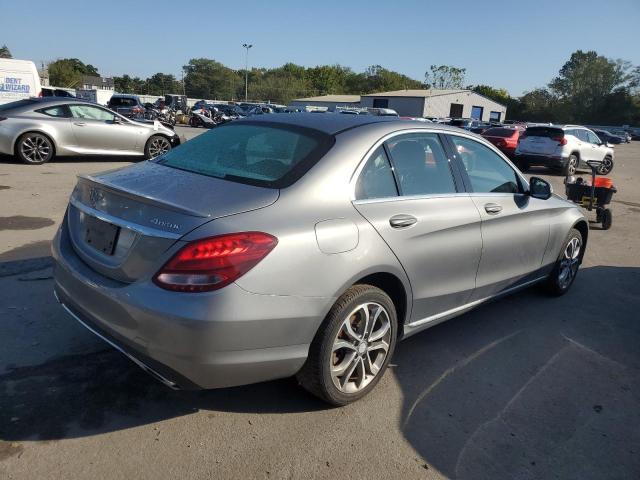55SWF4KBXFU059869 - 2015 MERCEDES-BENZ C 300 4MATIC SILVER photo 3