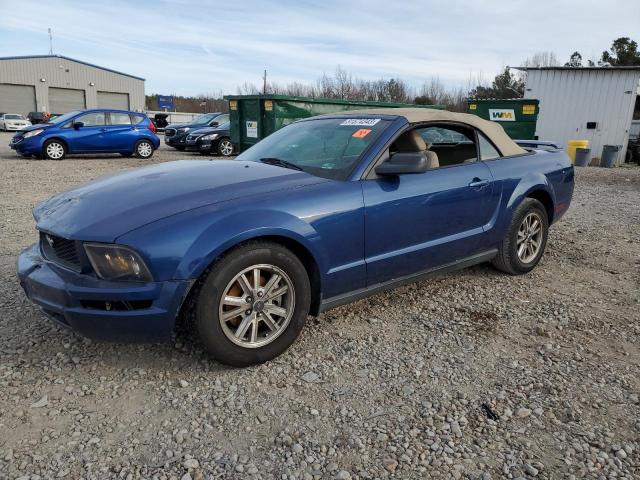 1ZVFT84N765101907 - 2006 FORD MUSTANG BLUE photo 1