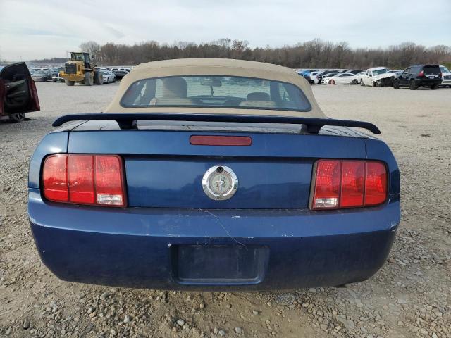 1ZVFT84N765101907 - 2006 FORD MUSTANG BLUE photo 6