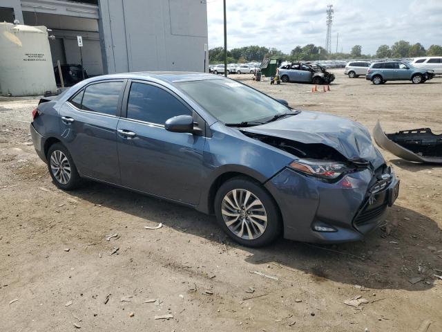 2T1BURHE8KC171802 - 2019 TOYOTA COROLLA L BLUE photo 4