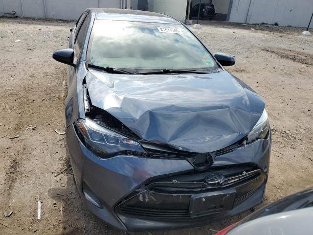 2T1BURHE8KC171802 - 2019 TOYOTA COROLLA L BLUE photo 5