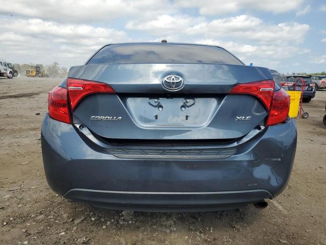 2T1BURHE8KC171802 - 2019 TOYOTA COROLLA L BLUE photo 6