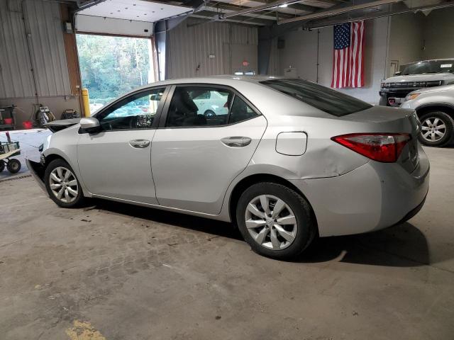 2T1BURHE2FC332229 - 2015 TOYOTA COROLLA L SILVER photo 2