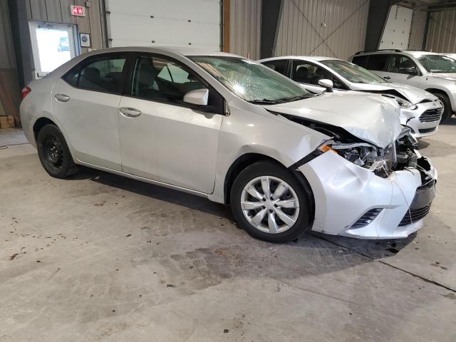 2T1BURHE2FC332229 - 2015 TOYOTA COROLLA L SILVER photo 4