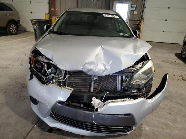 2T1BURHE2FC332229 - 2015 TOYOTA COROLLA L SILVER photo 5