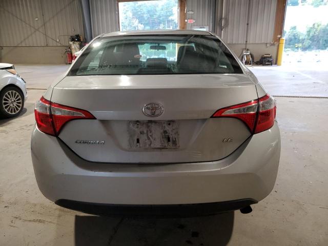 2T1BURHE2FC332229 - 2015 TOYOTA COROLLA L SILVER photo 6