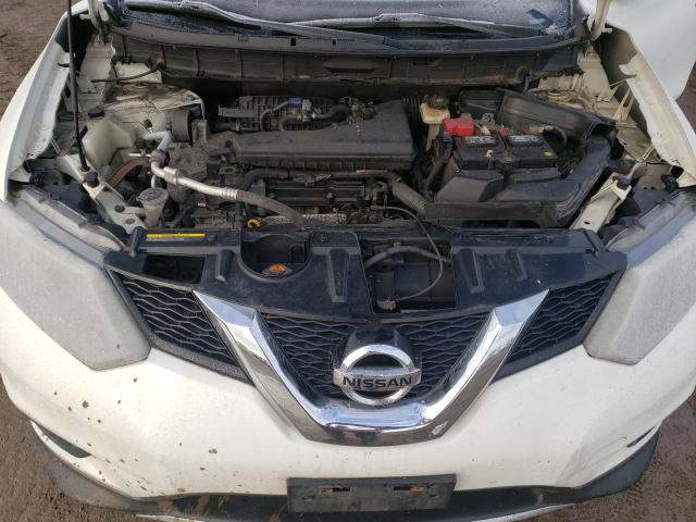 5N1AT2MV1FC769803 - 2015 NISSAN ROGUE S WHITE photo 12