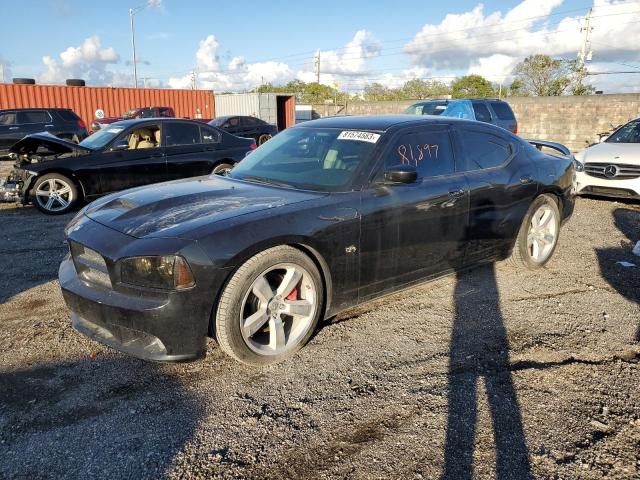 2B3KA73W47H697324 - 2007 DODGE CHARGER SRT-8 BLACK photo 1