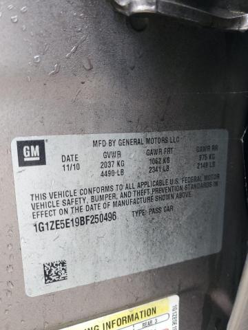 1G1ZE5E19BF250496 - 2011 CHEVROLET MALIBU LTZ ოქროსფერი ფოტო 12