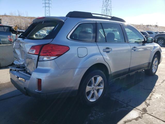 4S4BRBAC0E3200509 - 2014 SUBARU OUTBACK 2.5I SILVER photo 3