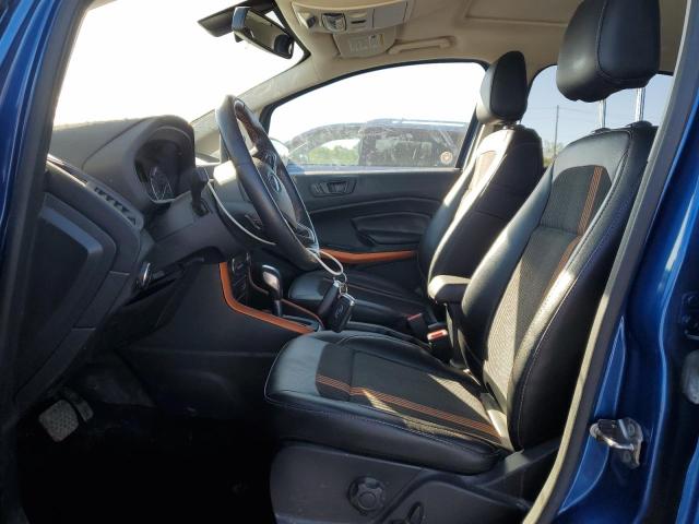 MAJ6P1CL2JC218660 - 2018 FORD ECOSPORT SES Blau Foto 7