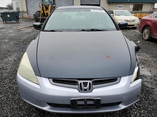 1HGCM56364A076257 - 2004 HONDA ACCORD LX GRAY photo 5