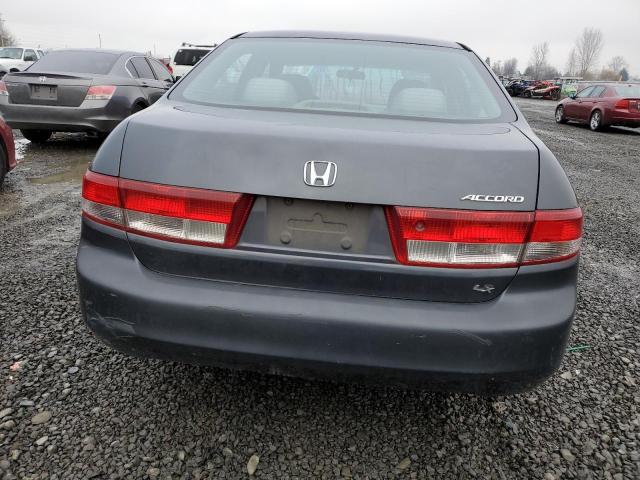 1HGCM56364A076257 - 2004 HONDA ACCORD LX GRAY photo 6